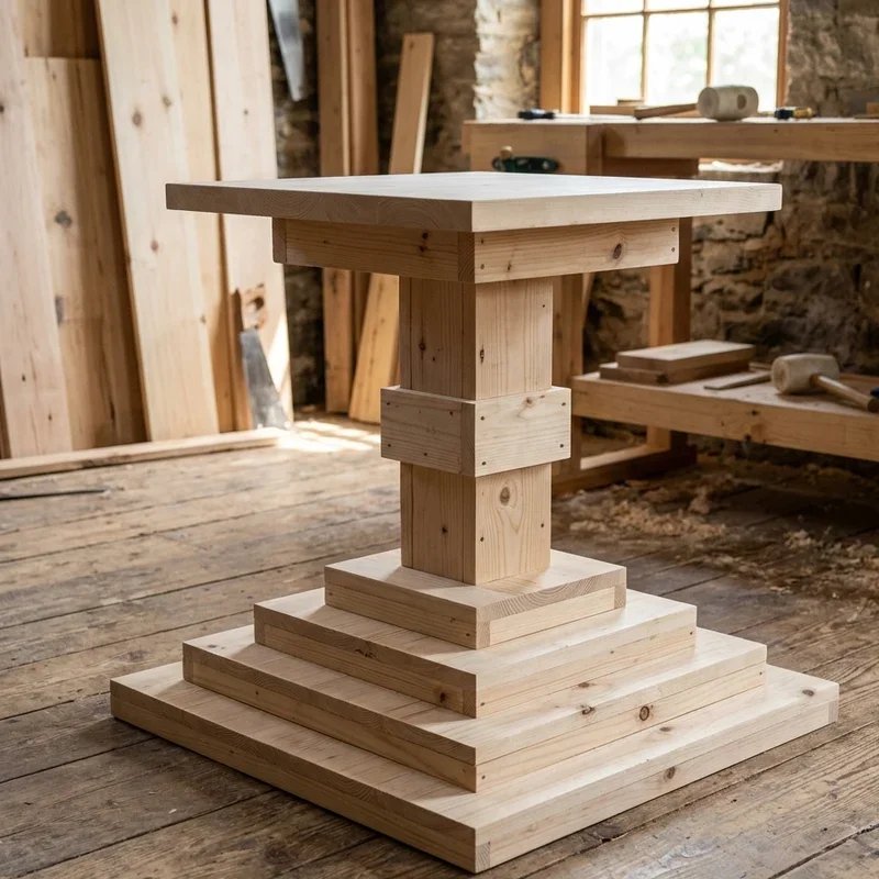 DIY Pedestal Table Base Ideas