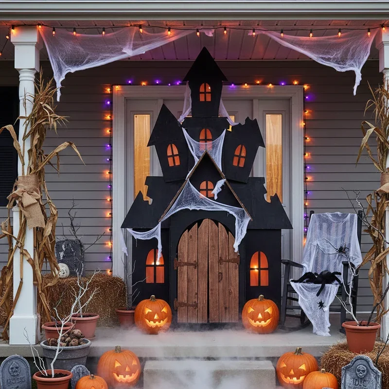 DIY Halloween Front Porch Ideas