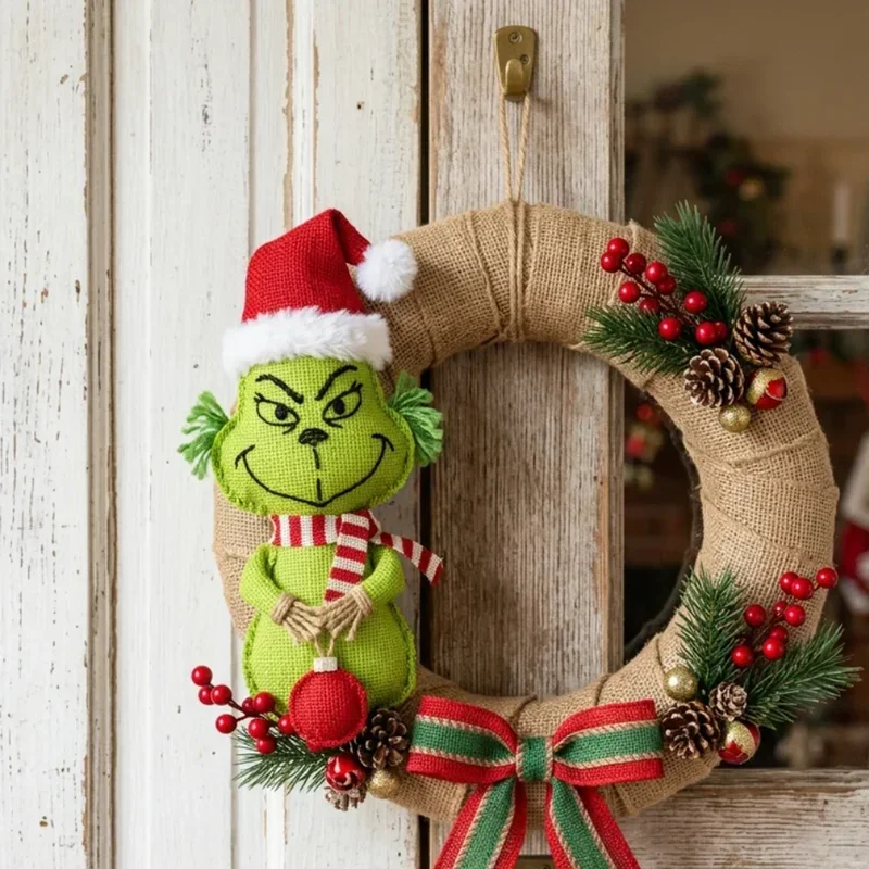 DIY Grinch Wreath Ideas