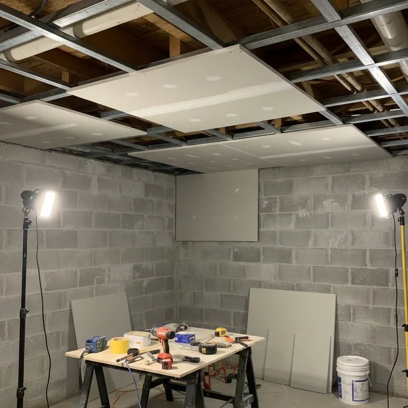 DIY Basement Ceiling Ideas