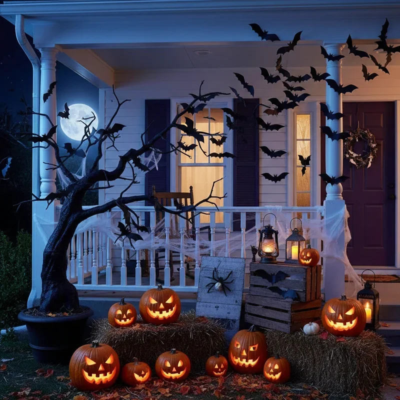 DIY Halloween Front Porch Ideas