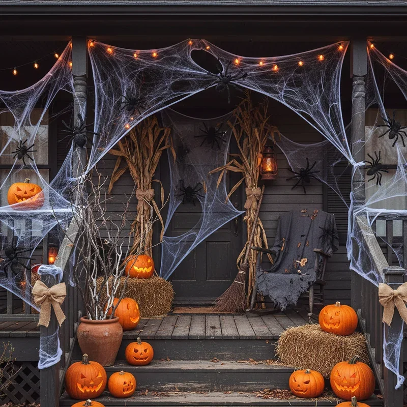 DIY Halloween Front Porch Ideas