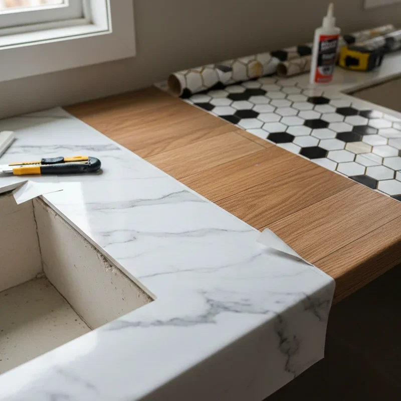 DIY Bathroom Countertop Ideas