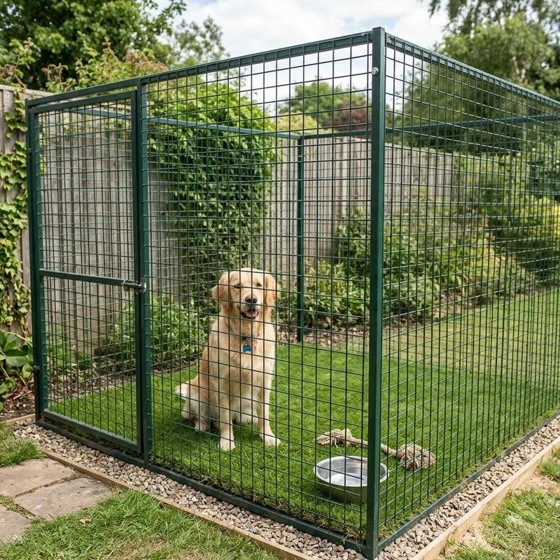 DIY Outdoor Dog Kennel Flooring Ideas