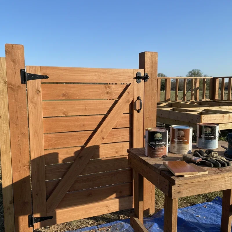 DIY Deck Gate Ideas