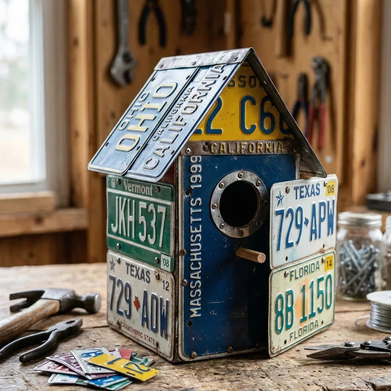 15 License Plate Craft Ideas for Unique DIY Decor