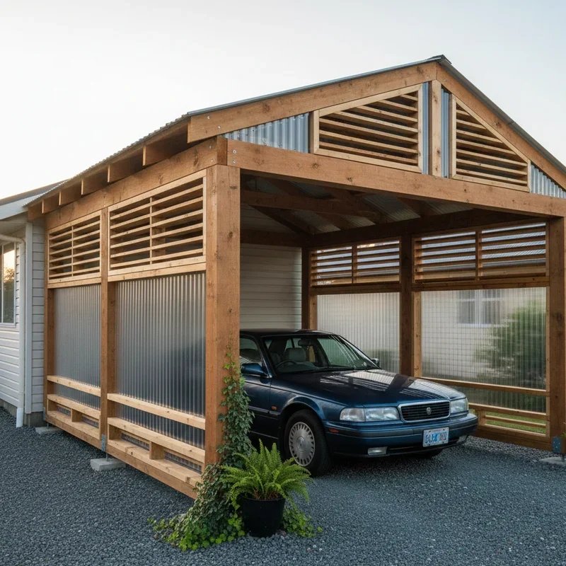 DIY Enclosed Carport Ideas