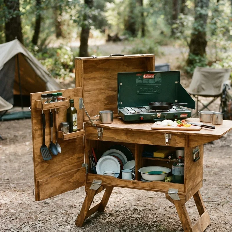 DIY Camping Kitchen Ideas