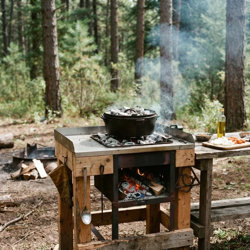 DIY Camping Kitchen Ideas