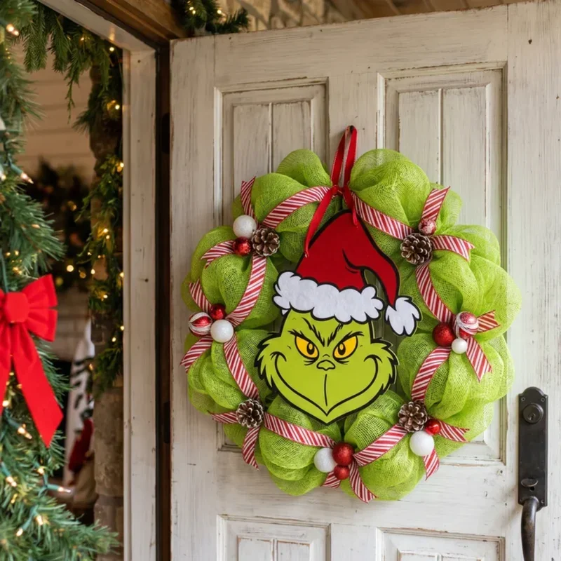DIY Grinch Wreath Ideas
