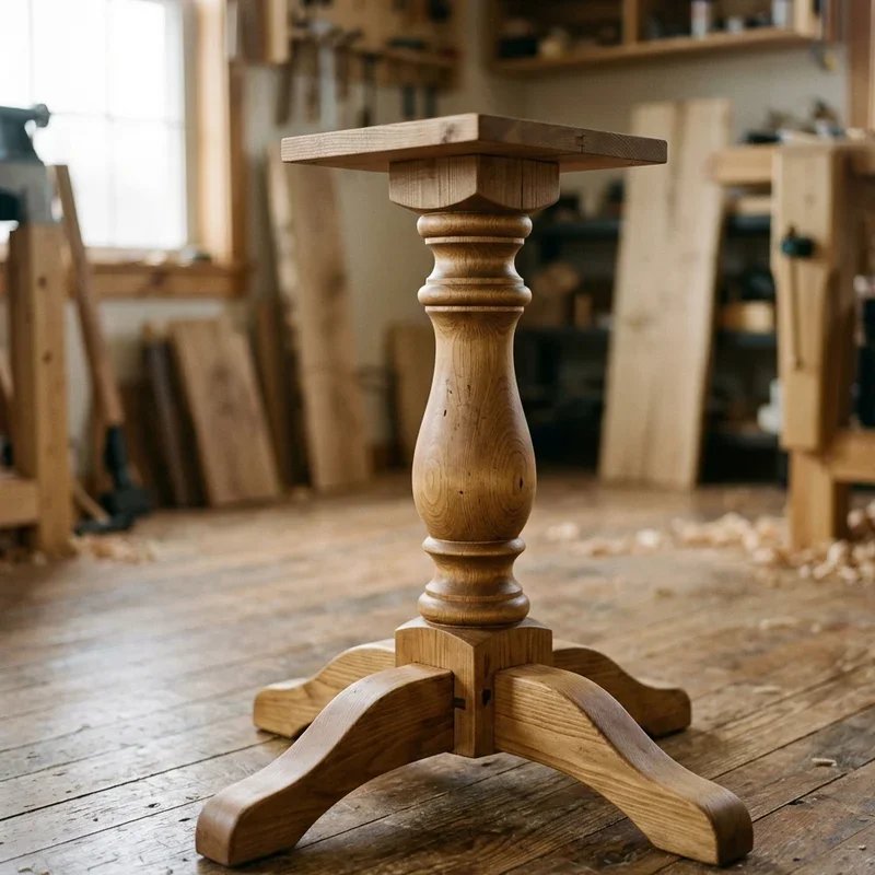 DIY Pedestal Table Base Ideas