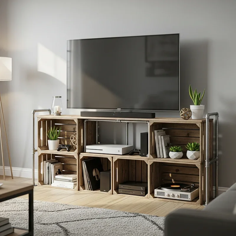 15 DIY TV Stand Ideas for Stylish Home Setups