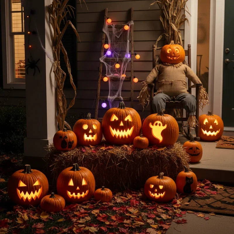 DIY Halloween Front Porch Ideas