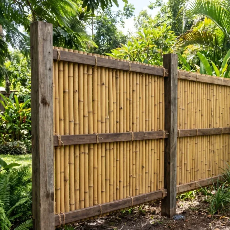 DIY Bamboo Fence Ideas