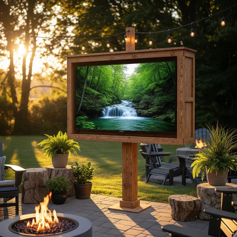 15 DIY Outdoor TV Ideas for Cozy Nights Outside