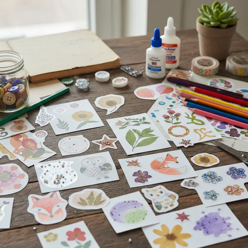 Homemade Stickers Ideas