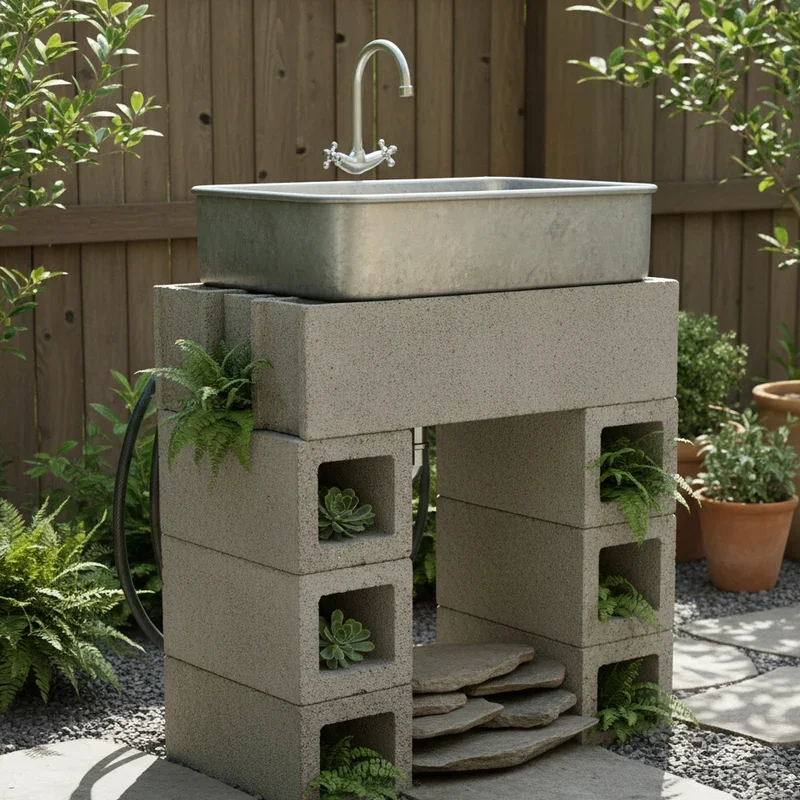 DIY Outdoor Sink Ideas