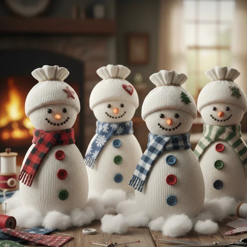 Snowman Craft Ideas for Adults