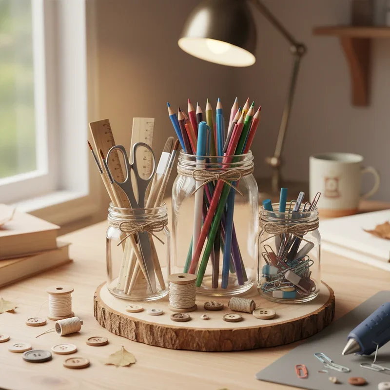 DIY Desk Organizer Ideas