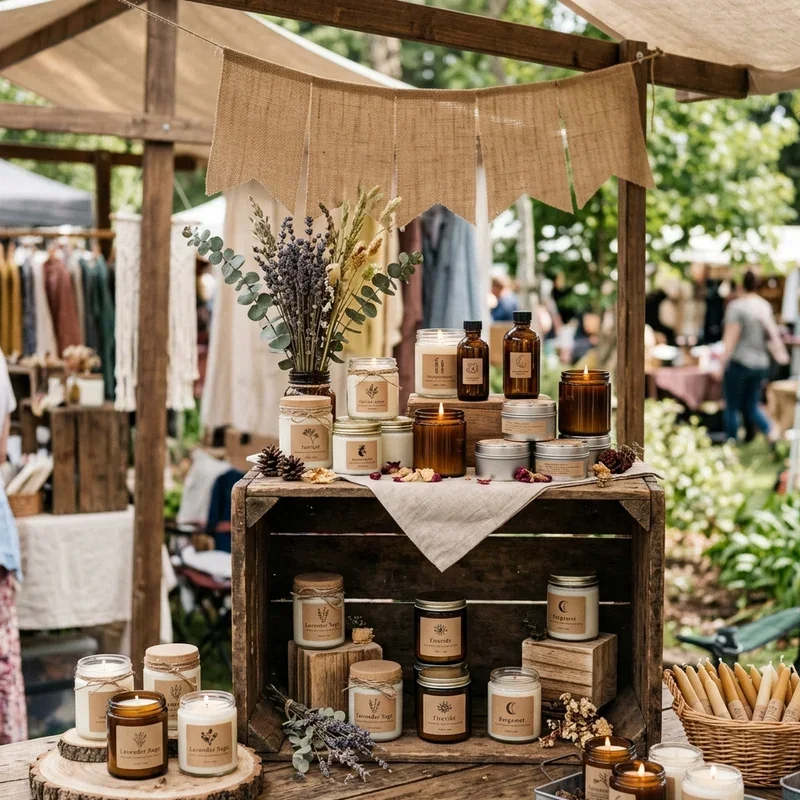 Candle Display Ideas for Craft Shows