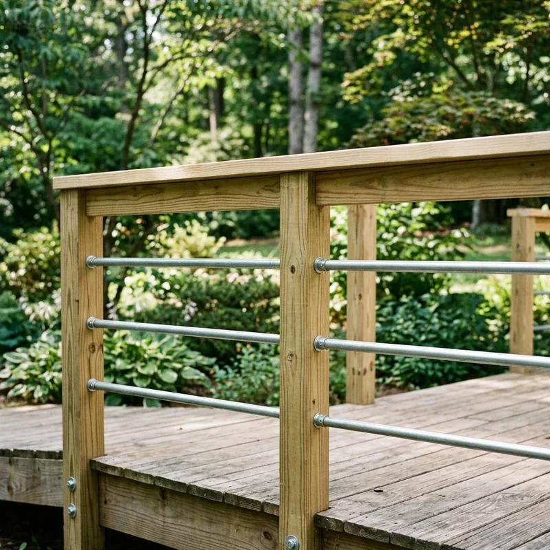 Cheap DIY Deck Railing Ideas