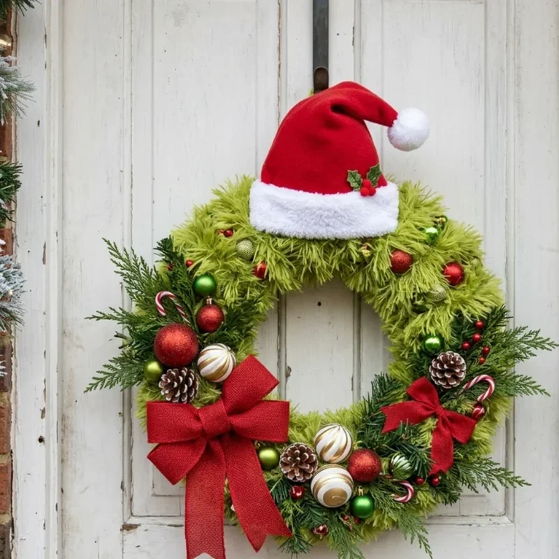 DIY Grinch Wreath Ideas