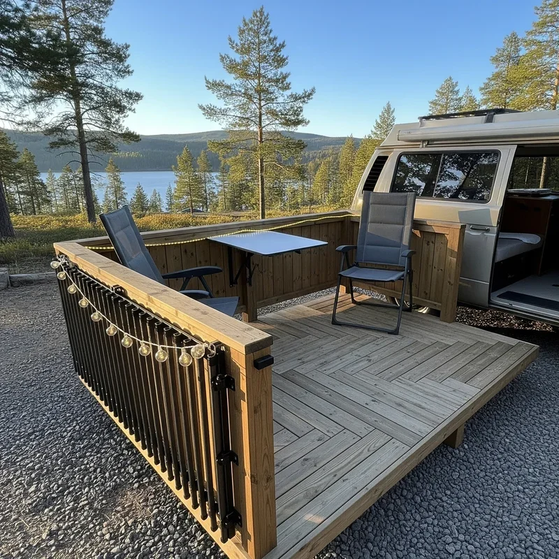 15 DIY Camper Deck Ideas for Cozy Outdoor Setup