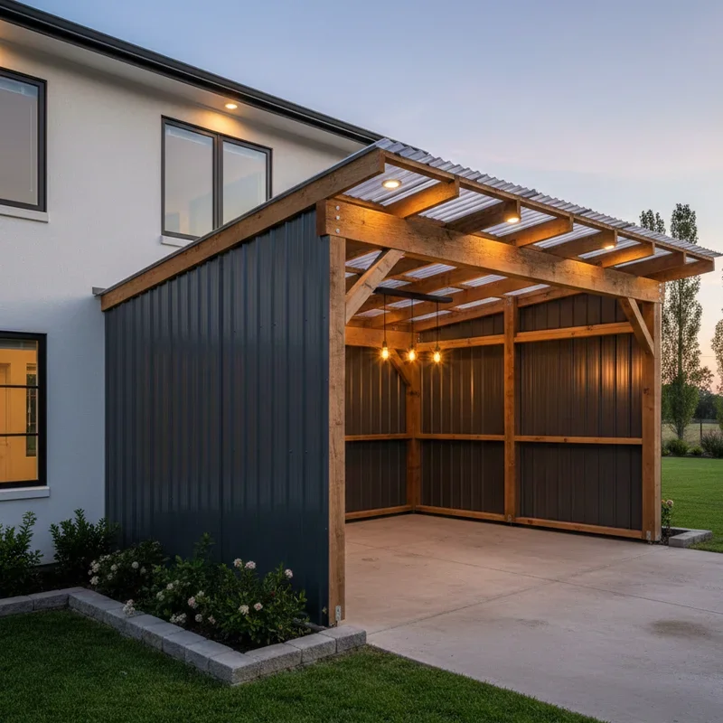 DIY Enclosed Carport Ideas