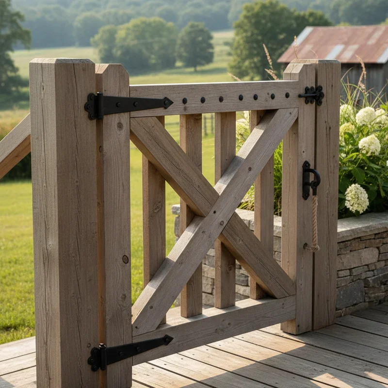 DIY Deck Gate Ideas