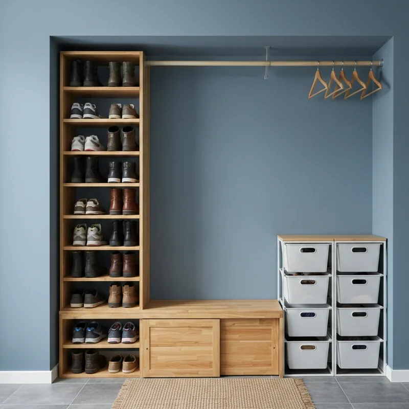 DIY Entryway Closet Ideas