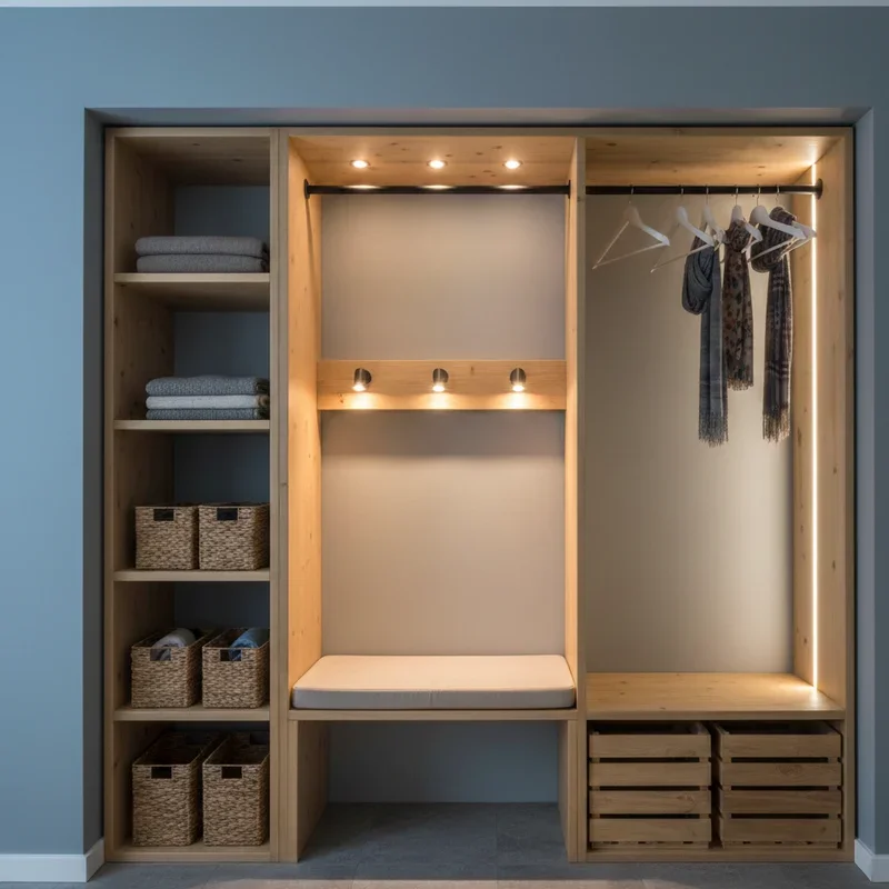 DIY Entryway Closet Ideas