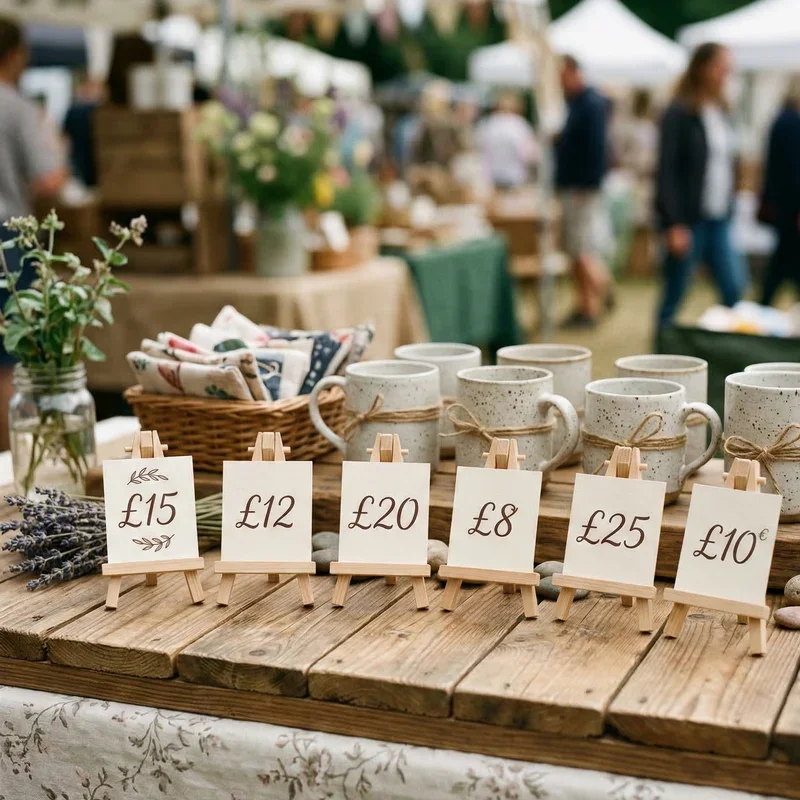 Craft Fair Price Display Ideas