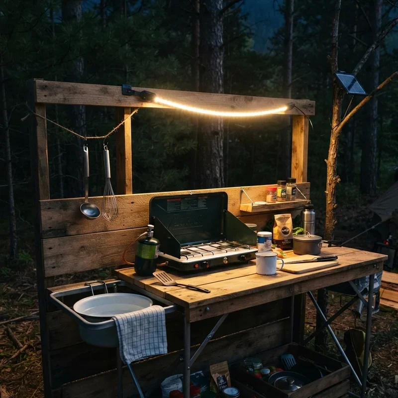 DIY Camping Kitchen Ideas