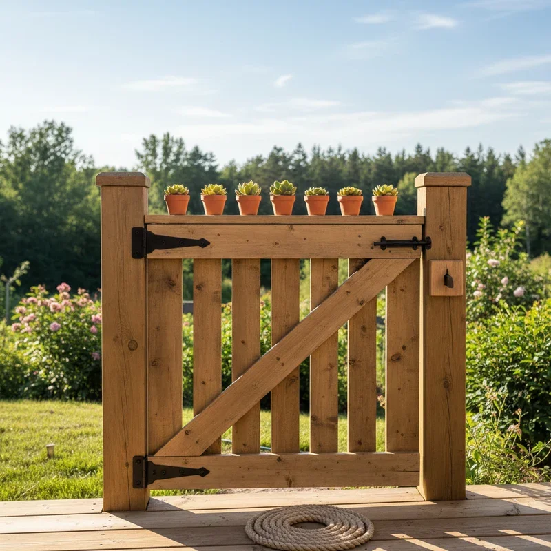 DIY Deck Gate Ideas
