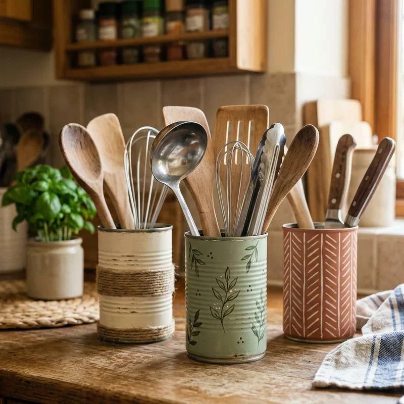 Creative Recycled Tin Can Craft Ideas