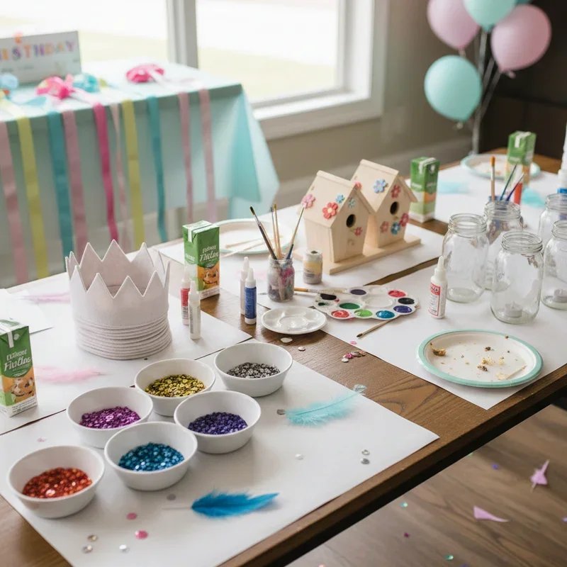 Craft Birthday Party Ideas