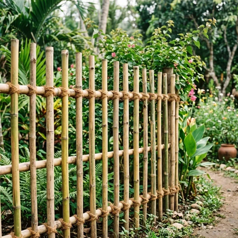 15 DIY Bamboo Fence Ideas for Stylish Backyard Privacy