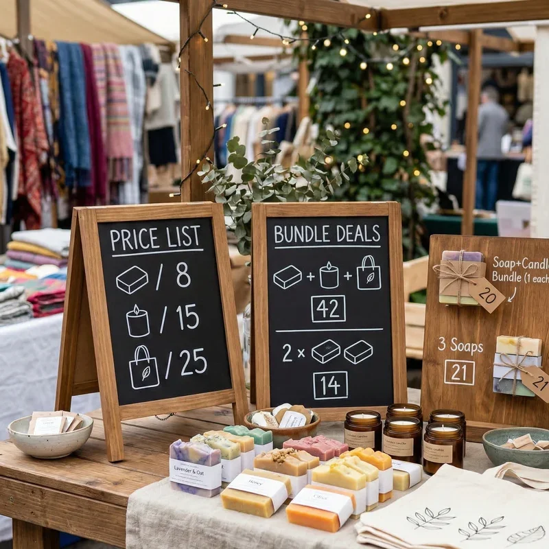 Craft Fair Price Display Ideas