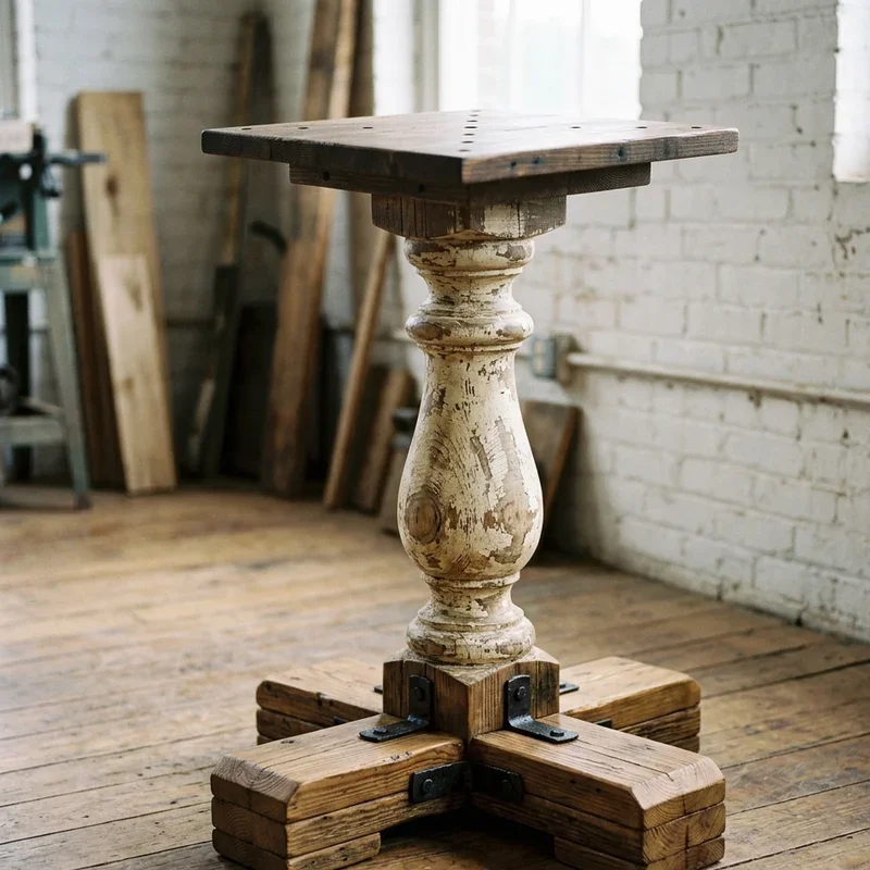 DIY Pedestal Table Base Ideas