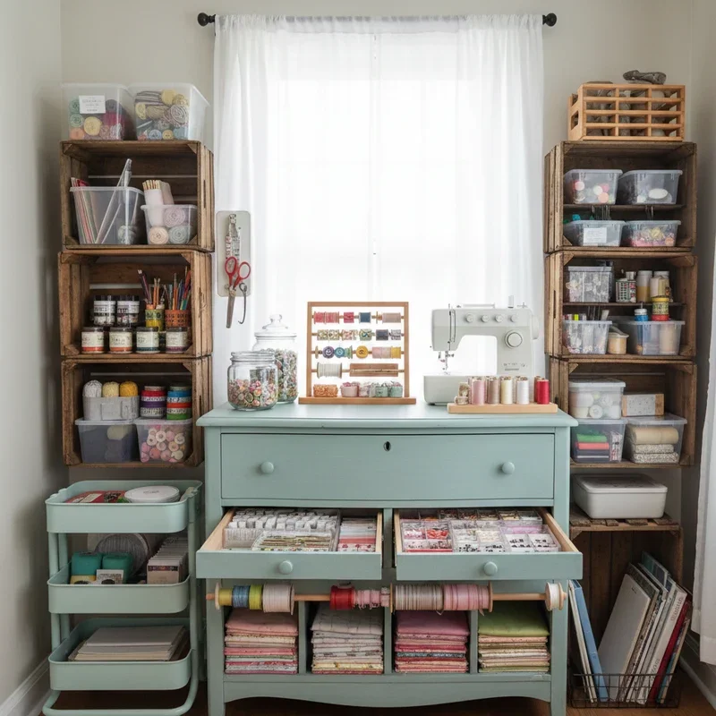 Craft Storage Ideas for Small Spaces