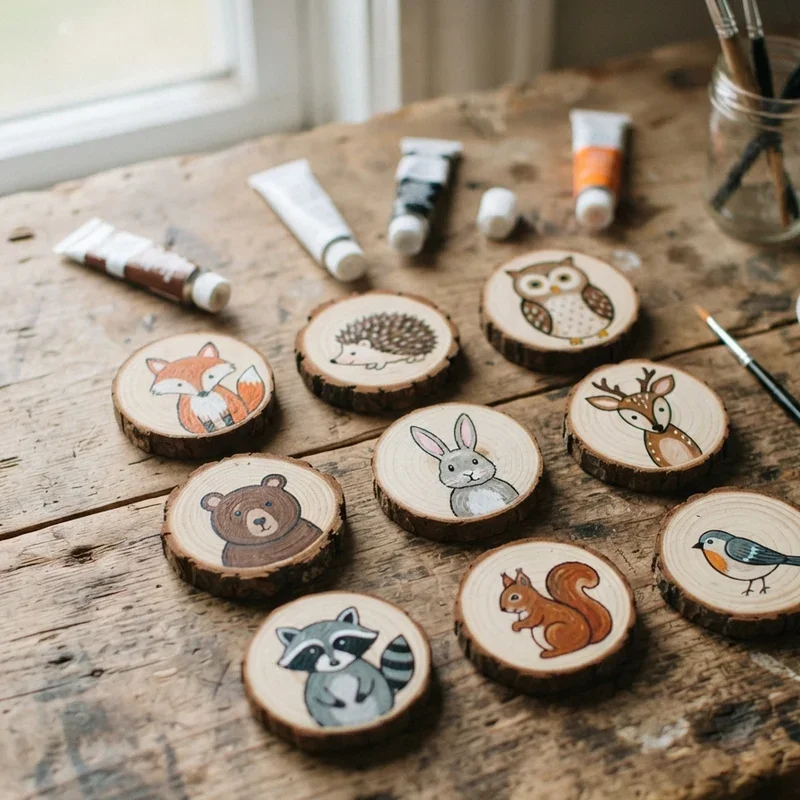 Small Wood Slice Craft Ideas