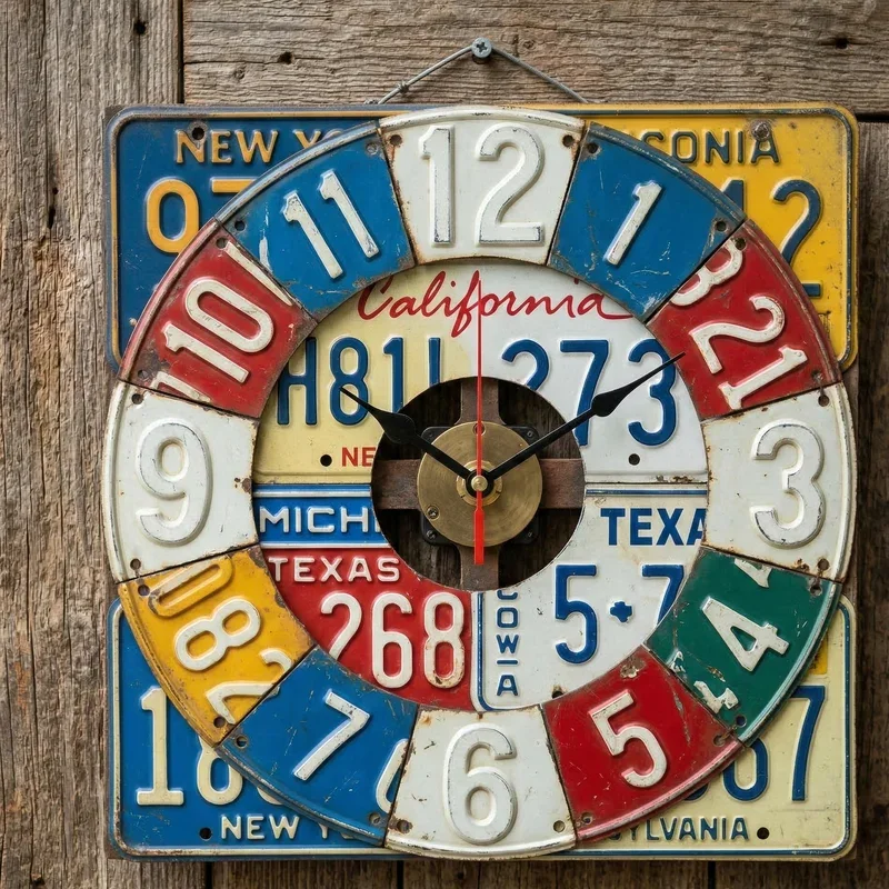 License Plate Craft Ideas