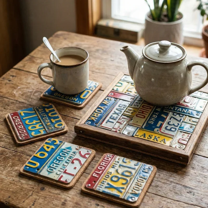 License Plate Craft Ideas