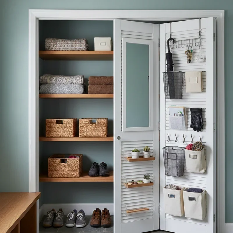 DIY Entryway Closet Ideas