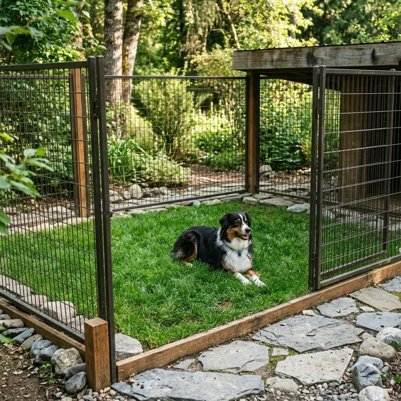 DIY Outdoor Dog Kennel Flooring Ideas