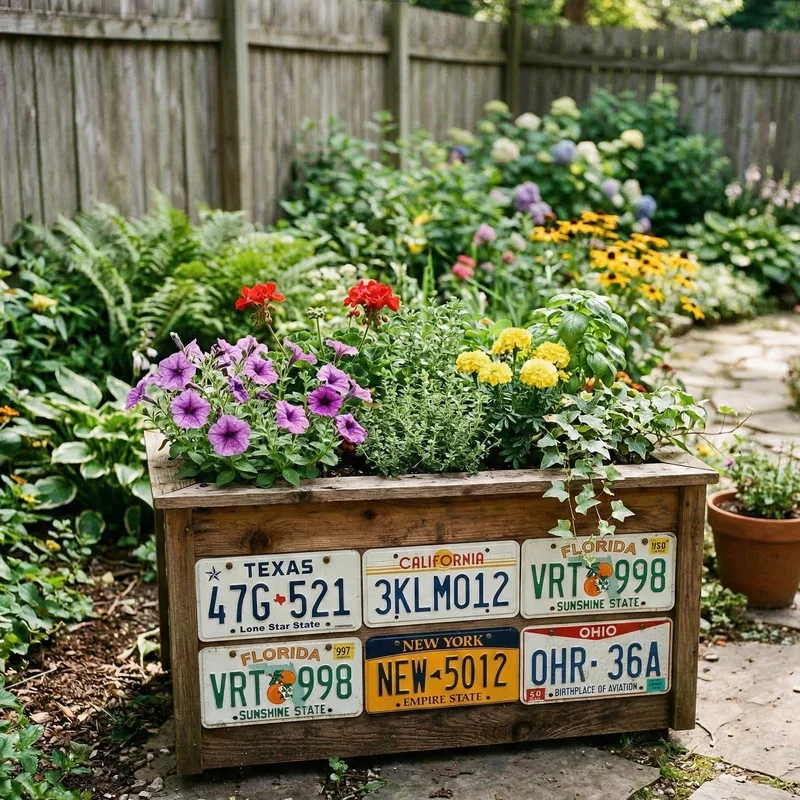 License Plate Craft Ideas