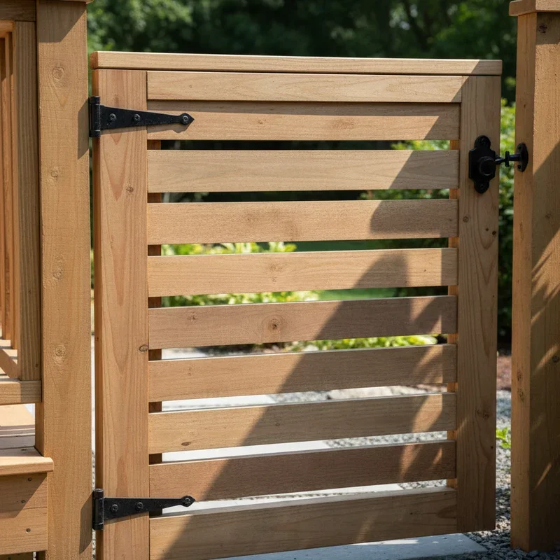DIY Deck Gate Ideas