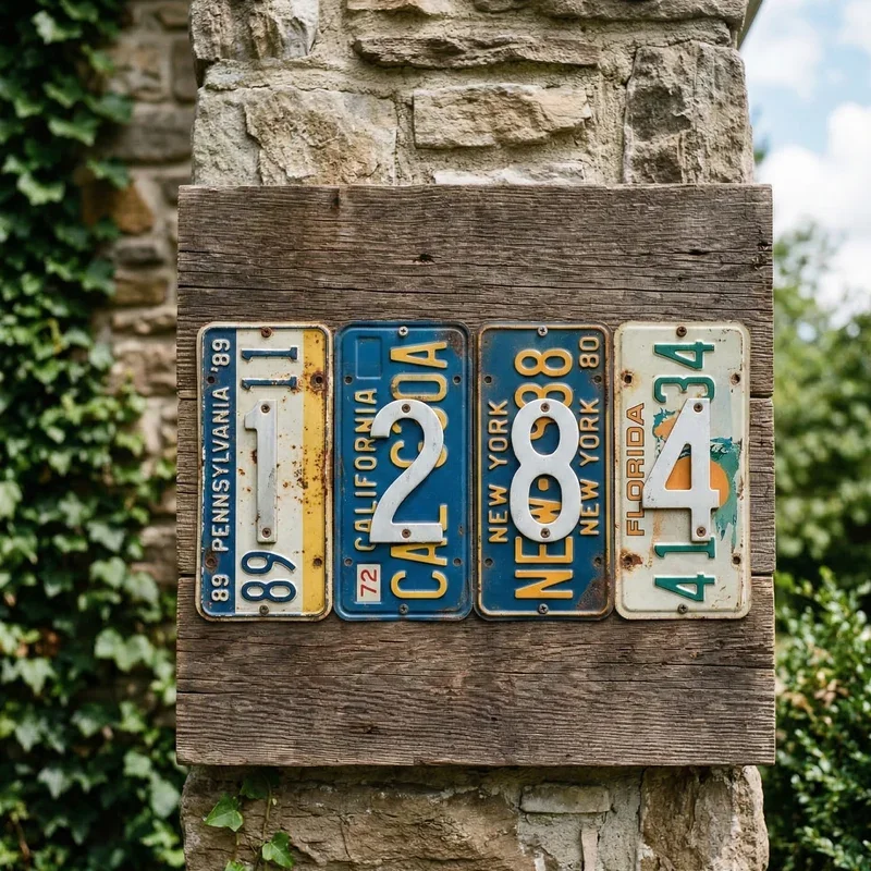 License Plate Craft Ideas