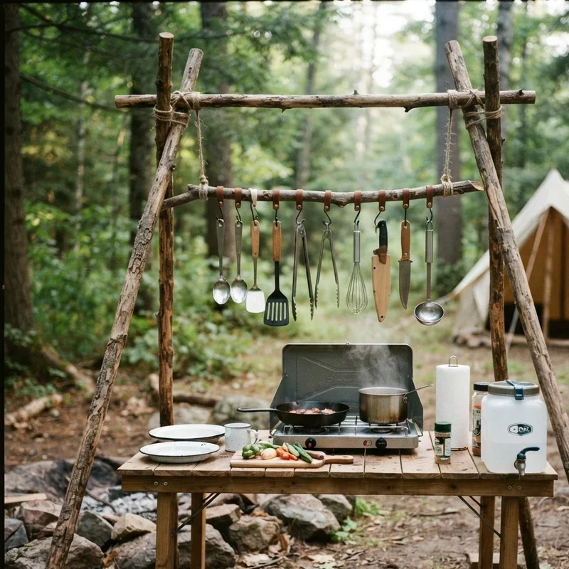 DIY Camping Kitchen Ideas