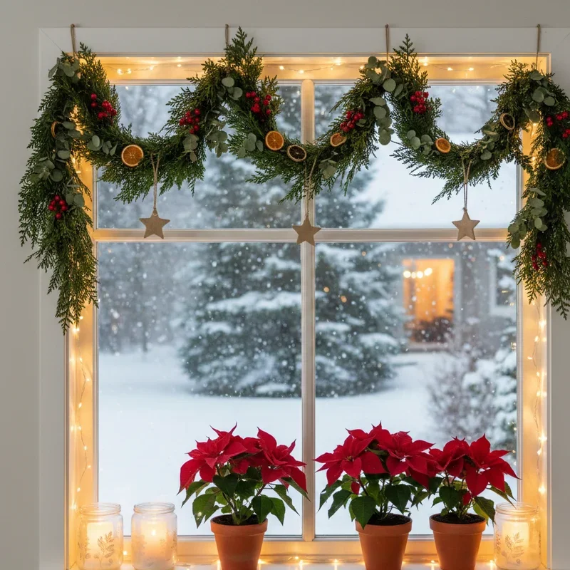 DIY Christmas Window Ideas